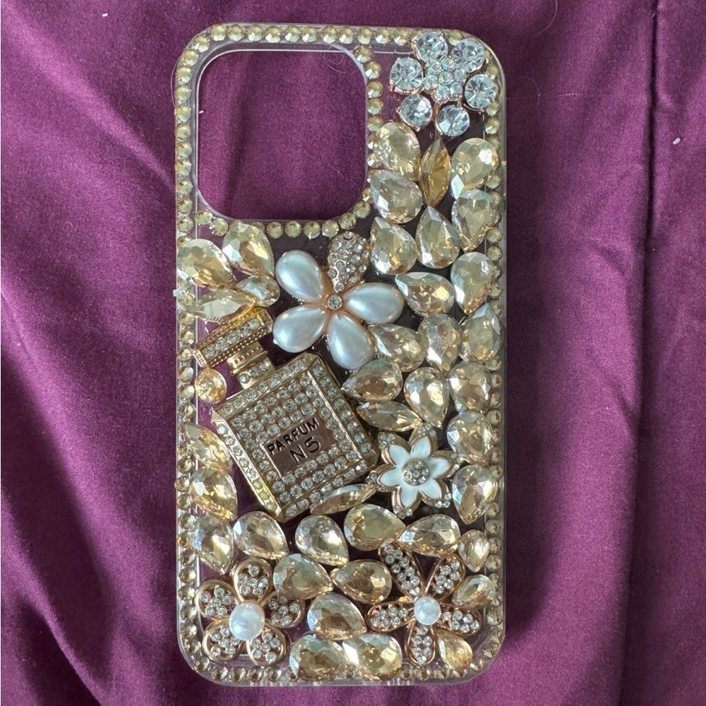 iPhone 13 Pro Bling Gemstone 3D perfume case
